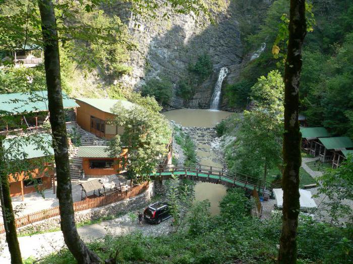 Zmeikovskie vattenfall Sochi recensioner